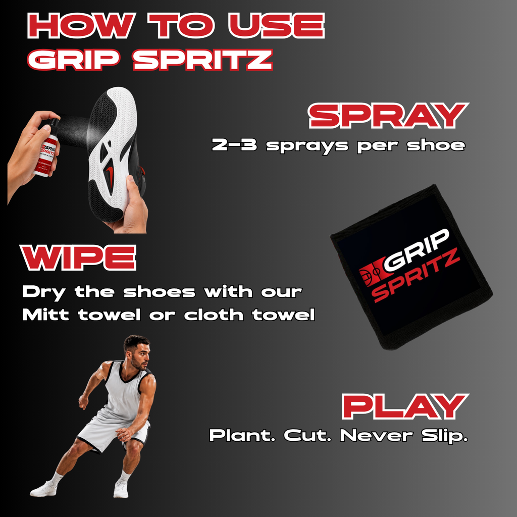 Grip Spritz Spritz Mitt | Basketball Shoe Grip Spray Applicator
