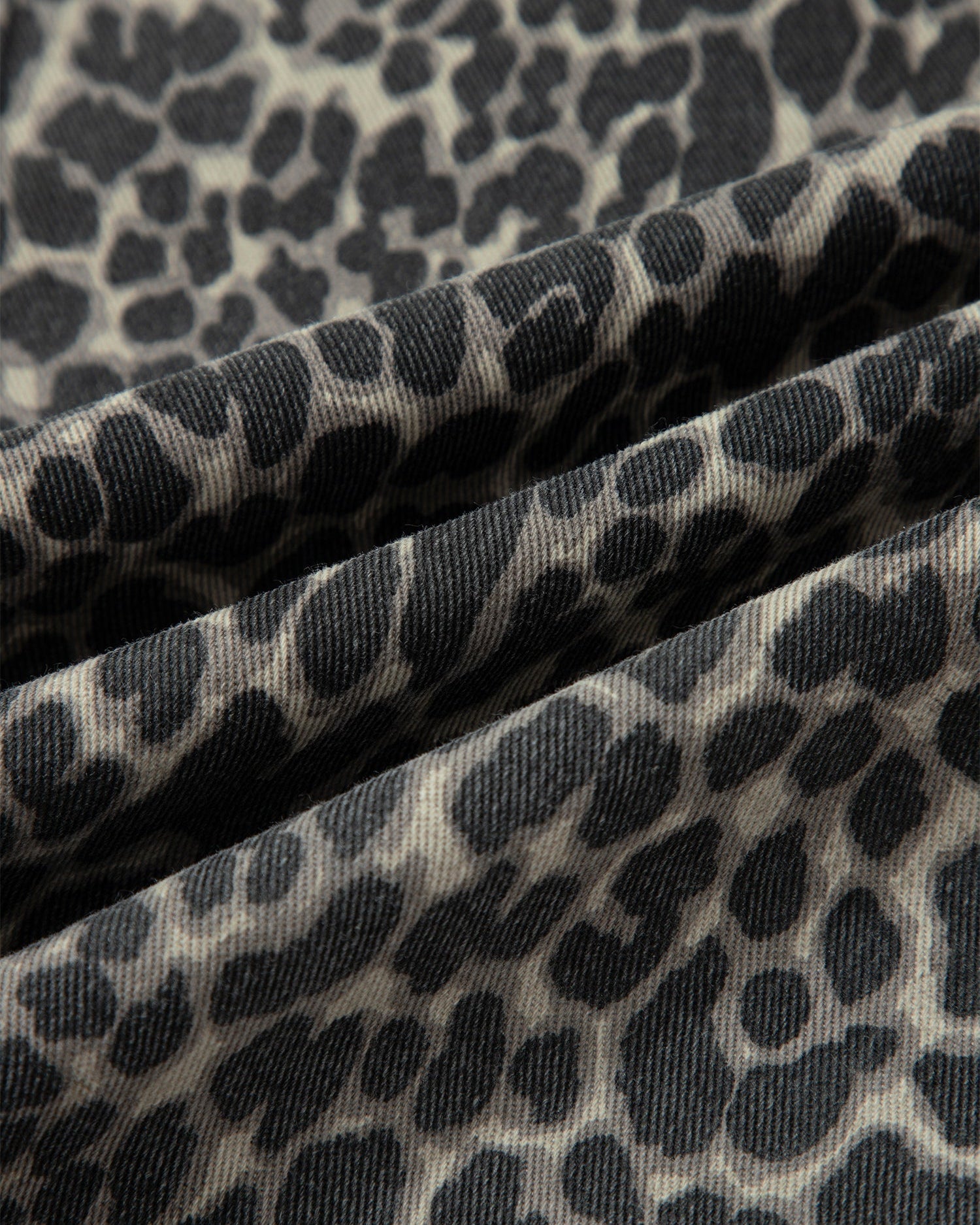 Naeve Leopard Print High Waist Barrel Jeans