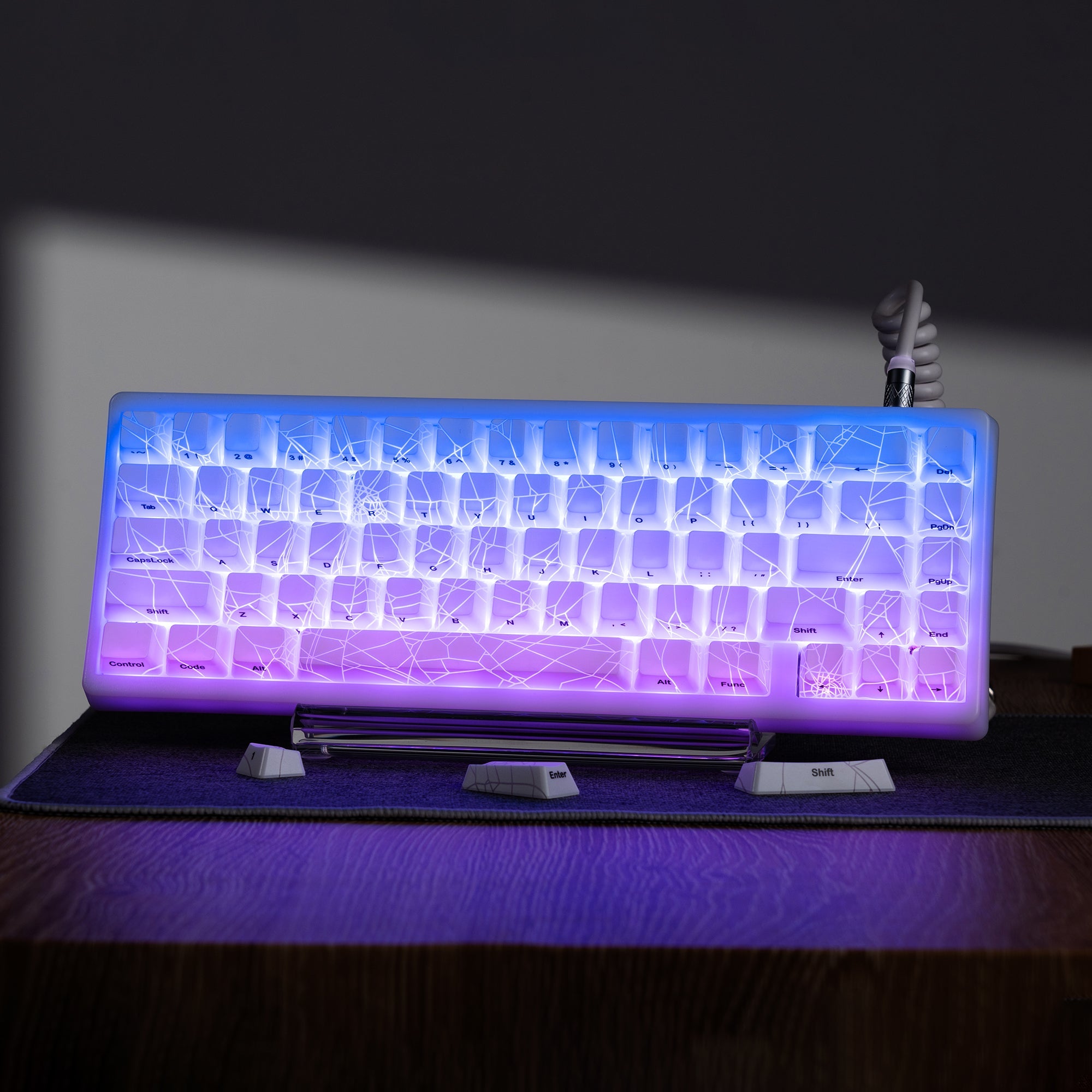 XVX Spider Web OEM Profile IMD-Tech Keycap Set
