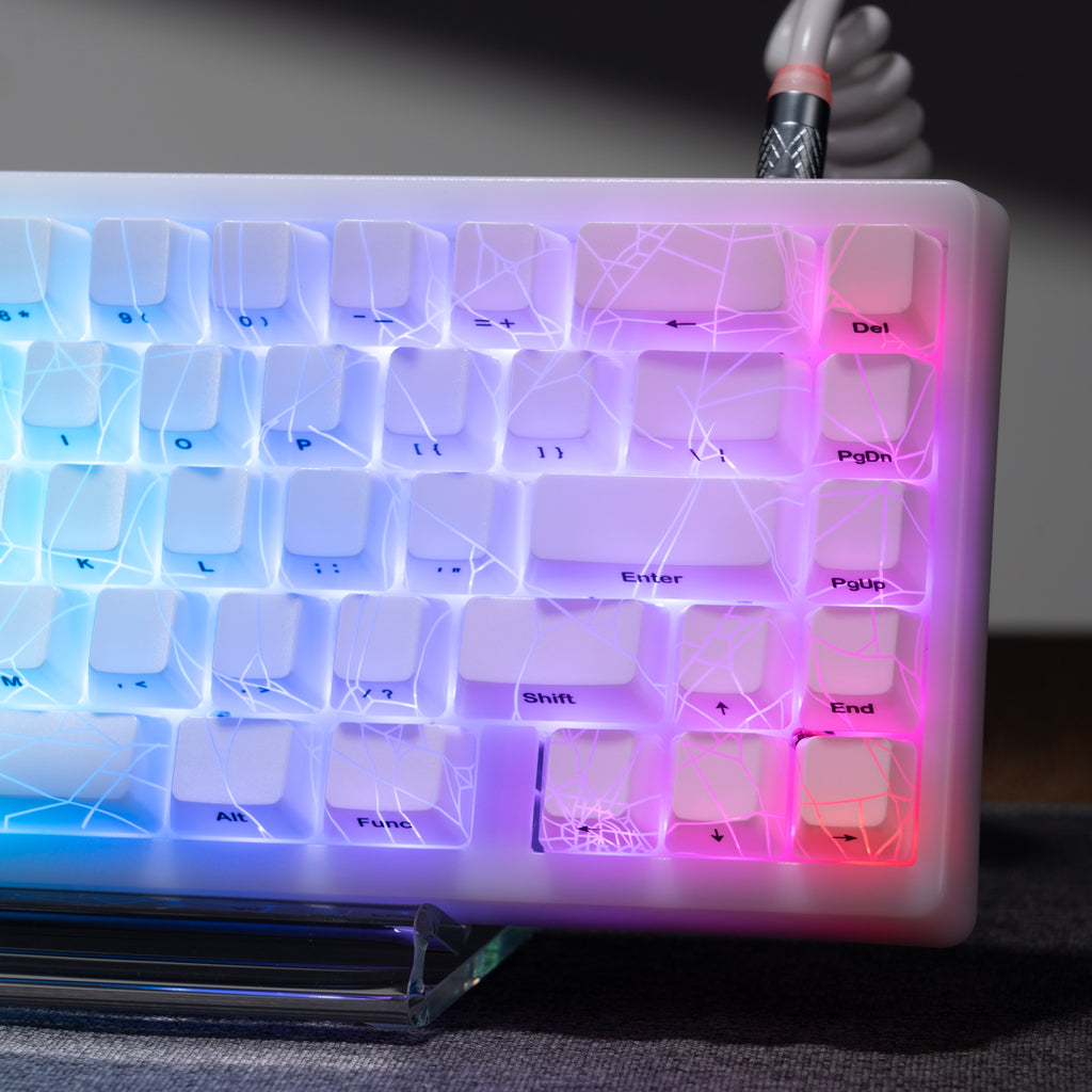 XVX M67 JadeStone Spider Web VIA Tri-Mode Mechanical Keyboard with IMD-Tech Keycaps