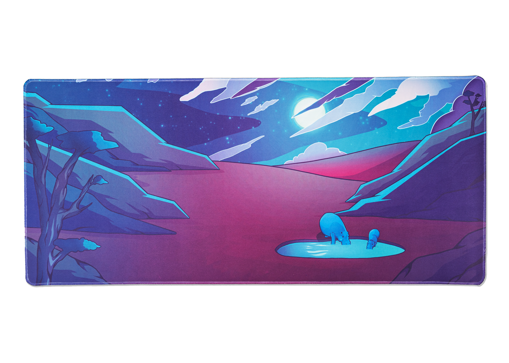 Moonlit Oasis Desk Mat