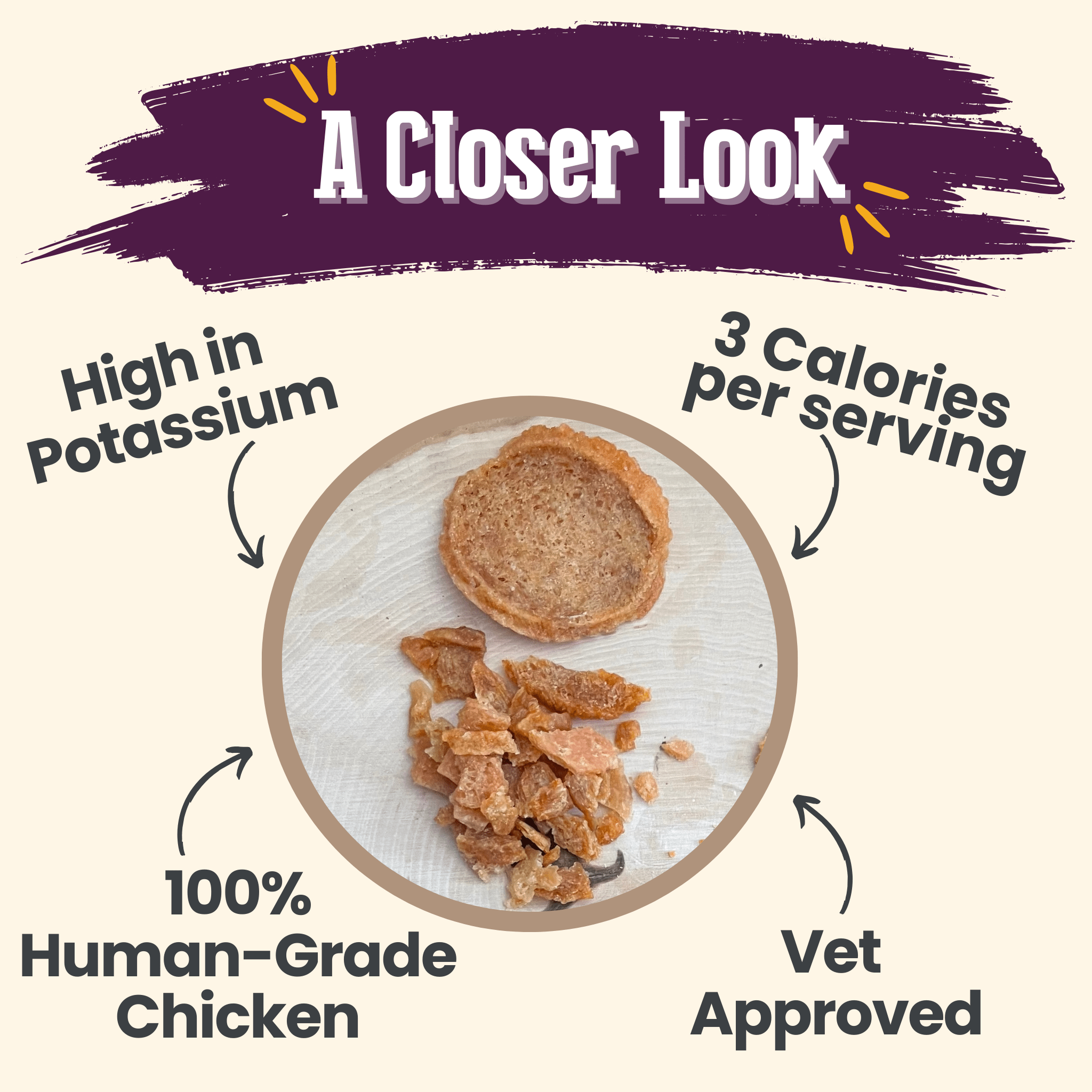 Chicken Crumbles Cat Treats | Single-Ingredient Treats for Cats