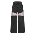 Deng Denim/Brocade Patch Jeans