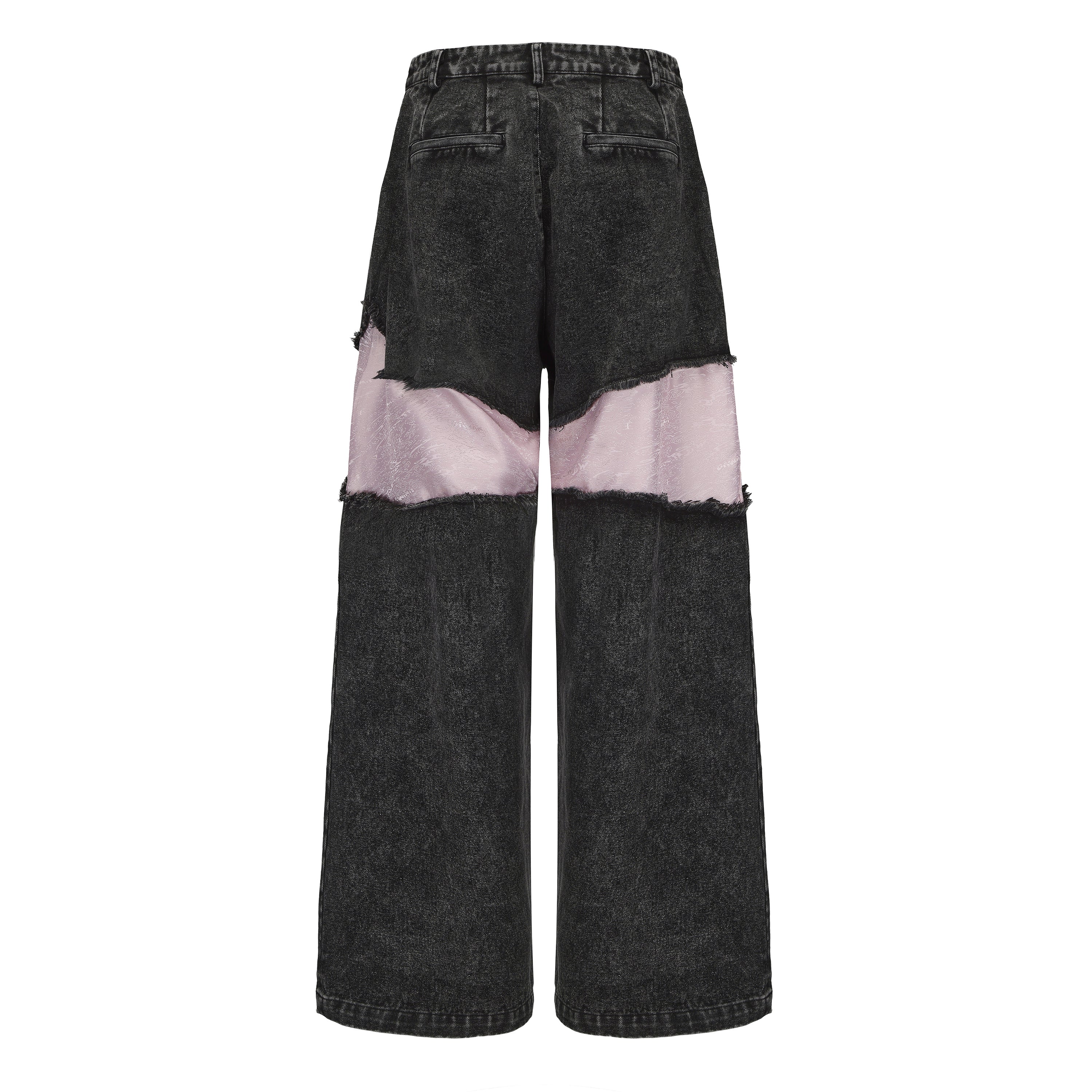 Deng Denim/Brocade Patch Jeans