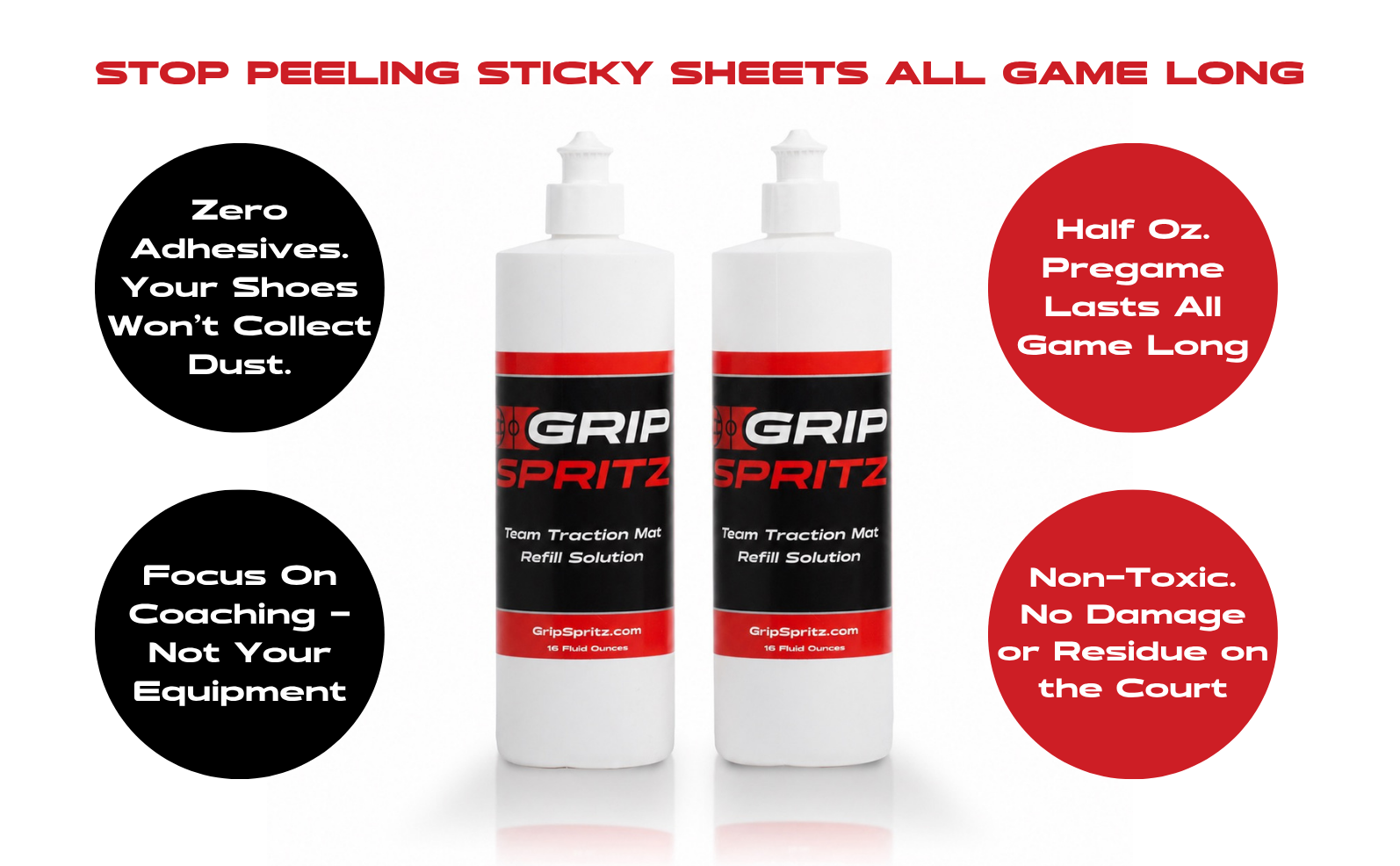 Grip Spritz School Bundle | Basketball Traction Mat System for Boys & Girls Programs