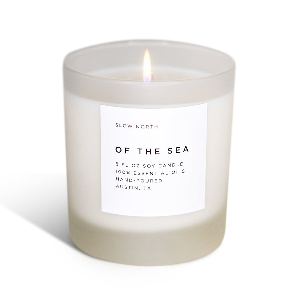 Of The Sea - Signature Soy Candle – Eucalyptus, Lavender & Peppermint