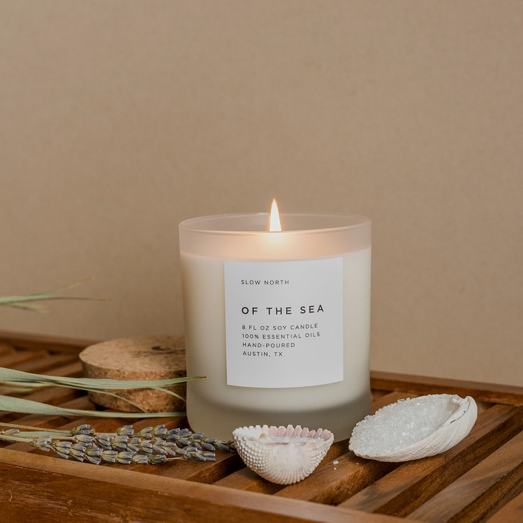 Of The Sea - Signature Soy Candle – Eucalyptus, Lavender & Peppermint