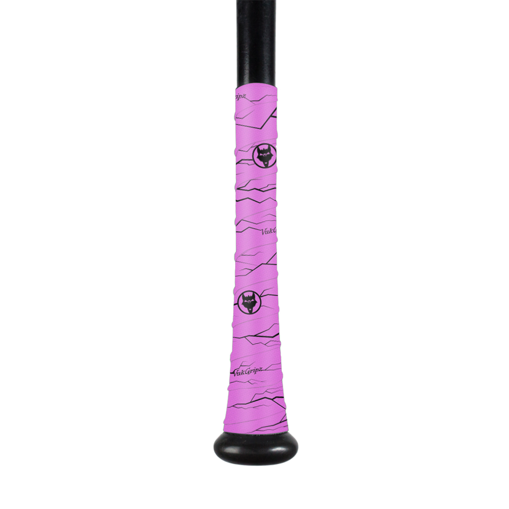 Pulse Pink Bat Grip Tape with Black