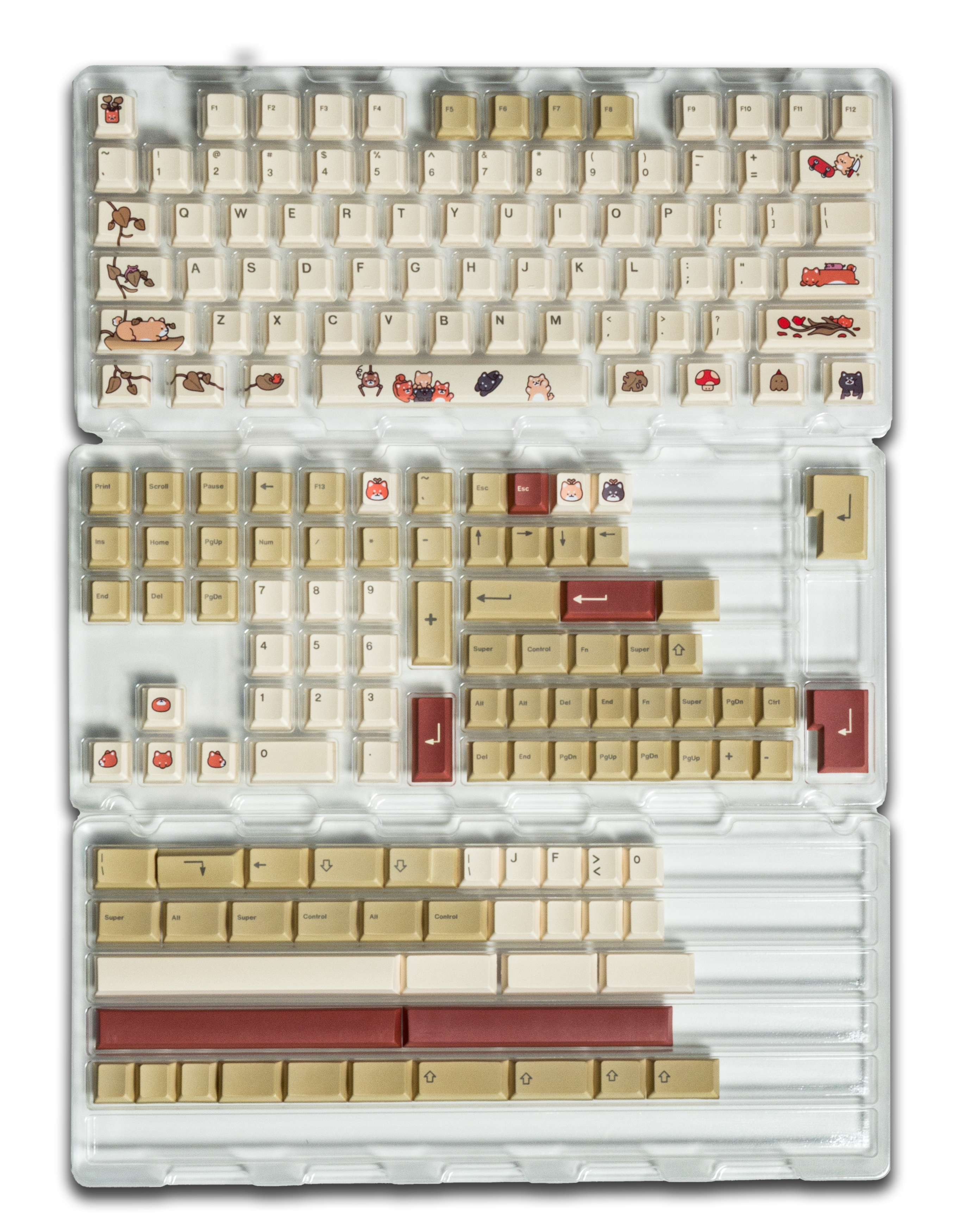 Pikarar x Hipyo Tech PBT Keycaps